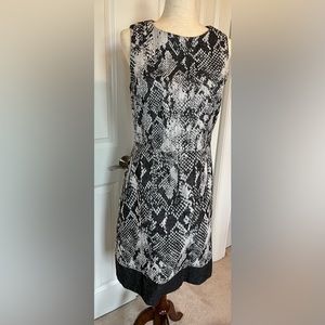 Boss snakeskin tweed dress EUC